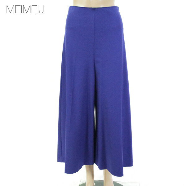 Rakuten - 80%OFF 新品 メイメイジェイ MEIMEI J パンツ 40 EPT1102 Mサイズ ブルー レディース ガウチョパンツ ワイドパンツ イタリア製