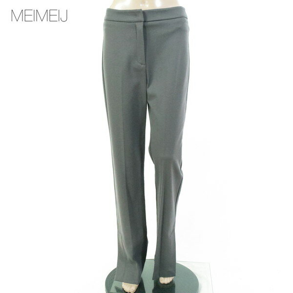 Rakuten - 80%OFF 新品 メイメイジェイ MEIMEI J パンツ 40 EPT1114 Mサイズ グレー レディース スリットパンツ ストレート ストレッチ イタリア製