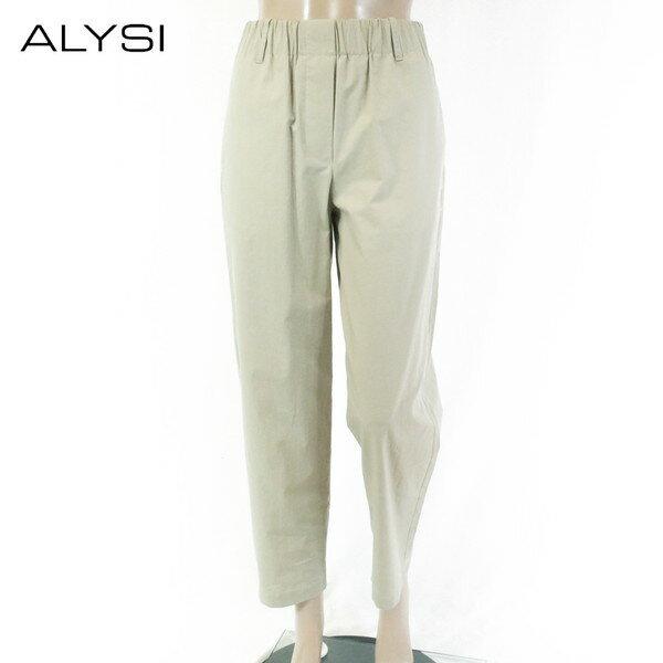 Rakuten - 80%OFF 新品 アリジ ALYSI パンツ 38 EPT1156 Sサイズ カーキ レディース コットンパンツ ウエストゴム カジュアルパンツ イタリア製