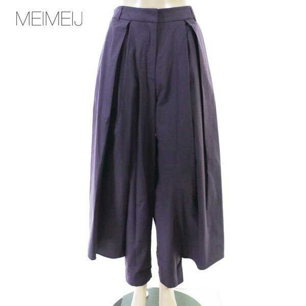 Rakuten - 80%OFF 新品 メイメイジェイ MEIMEI J パンツ 40 EPT1189 Mサイズ パープル レディース 変形デザインパンツ コットン イタリア製