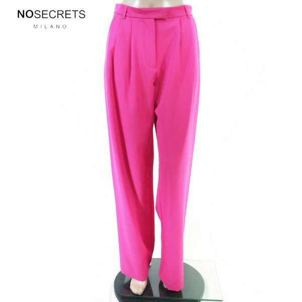 Rakuten - 80%OFF 新品 ノーシークレッツ NO SECRETS パンツ 42 EPT1213 M Lサイズ ピンク レディース カラーパンツ タック入りパンツ