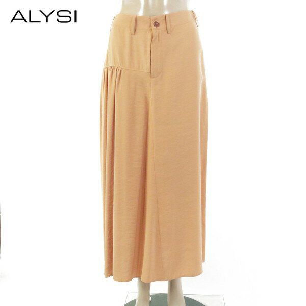 Rakuten - 85%OFF 新品 アリジ ALYSI スカート 40 ESK755 Mサイズ ブラウンオレンジ レディース ロングスカート フレアスカート イタリア製
