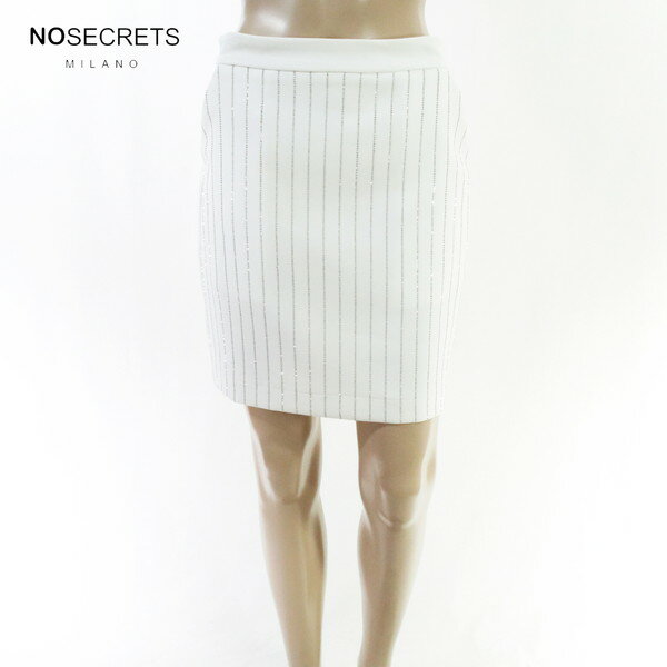 Rakuten - 80%OFF 新品 ノーシークレッツ NO SECRETS スカート 42 ESK785 Mサイズ ホワイト レディース ラインストーンスカート