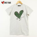 65%OFF 新品 スウィートイヤーズ SWEET YEARS Tシャツ XS HCS570 XSサイズ ライトグレー メンズ 半袖 丸首 クルーネック コットン