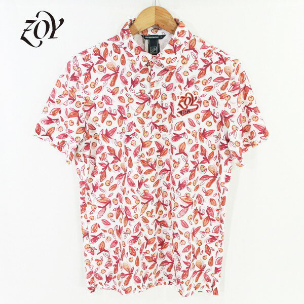 Shirts - 60%OFF 新品 ゾーイ ZOY ポロシャツ 1003 HCS690 L-LLサイズ ホワイト×レッド メンズ カットソー ポリエステル×ポリウレタン POLYGIENE 春夏 ゴルフウェア 071442018