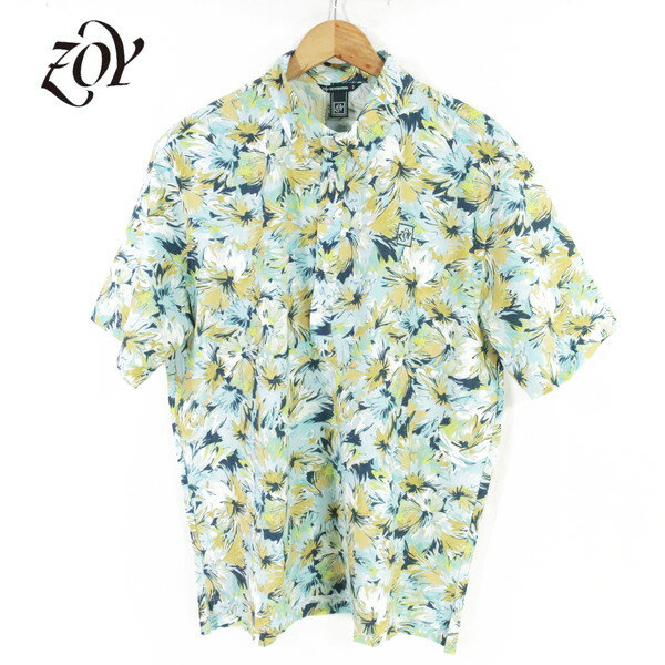 Rakuten - 『スーパーSALE割引対象』60%OFF 新品 ゾーイ ZOY ポロシャツ 1004 HCS696 LL-3Lサイズ ライトブルー×イエロー メンズ カットソー ポリエステル×ポリウレタン POLYGIENE 春夏 ゴルフウェア 071442014