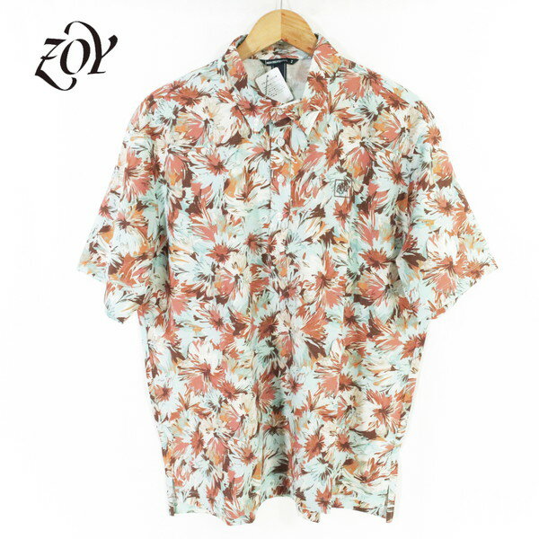 Rakuten - 60%OFF 新品 ゾーイ ZOY ポロシャツ 1003 HCS697 L-LLサイズ ライトブルー×レッドブラウン メンズ カットソー ポリエステル×ポリウレタン POLYGIENE 春夏 ゴルフウェア 071442014