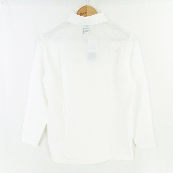 65%OFF 新品 ゾーイ ZOY ポロシャツ 1001 HCS702 S-Mサイズ ホワイト メンズ カッ...