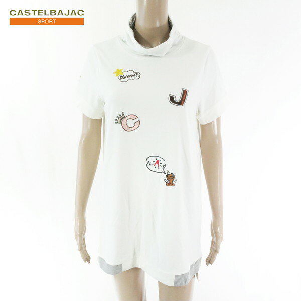 サンプル品 新品 カステルバジャックスポーツ CASTELBAJAC SPORT トップス 40 LCS1704 Mサイズ ホワイ..