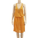 【スーパーSALE割引商品】90%OFF 新品 トレイシーリース TRACY REESE ワンピース P LOP103 XSサイズ オレンジ レディース 麻100% 春夏 アウトレット