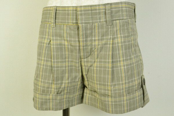 Rakuten - 90%OFF 新品 ヴィンス VINCE. ショートパンツ 4 LPT2276 Lサイズ カーキベージュ×イエローチェック レディース グレンチェック アメリカ製 アウトレット