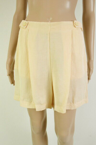 90%OFF 新品 ツインセット TWIN-SET キュロットスカート S LSK1115 Lサイズ オレンジベージュ レディース ミニ丈 イタリア製 春夏 ア...