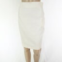 90%OFF 訳あり 新品 ソニアスペチャーレ SONIA SPECIALE スカート 44 LSK1389 Mサイズ オフホワイト レディース タイトスカート リネン×コットン イタリア製