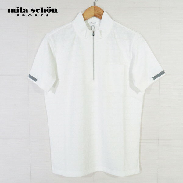 サンプル品 新品 ミラショーンスポーツ mila schon SPORTS モックネックTシャツ 46 MCS1264 Mサイズ ホ..