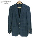 75%OFF 新品 ヒッキーフリーマン Hickey Freeman ジャケット 36-S MJK1530 Sサイズ ネイビー メンズ テーラードジャケット チェック柄 ウール×リネン×シルク カルロバルベラ生地 ブレザー アメリカ製 春夏 991-61Y