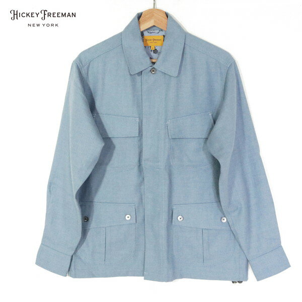 Coverall - 80%OFF 新品 ヒッキーフリーマン Hickey Freeman カバーオール M MJK1584 Mサイズ ブルー メンズ ジャケット ウール100% 日本製 春夏秋 139-415
