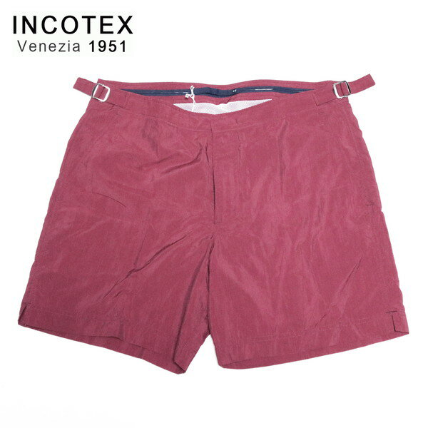 60%OFF 新品 インコテックス INCOTEX mare 水着 48 MOT1958 Lサイズ ワインレッド メンズ ナイロン100% スイムウェア サーフパンツ 海パン トランクスタイプ 14B003 SW001