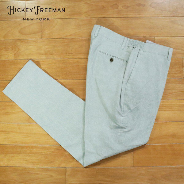Rakuten - 80%OFF 新品 ヒッキーフリーマン Hickey Freeman パンツ 91 MPT3040 3Lサイズ ブルーグレー スラックス イージーパンツ ポリエステル100% カジュアル ビジネス 日本製 春夏 962-62F