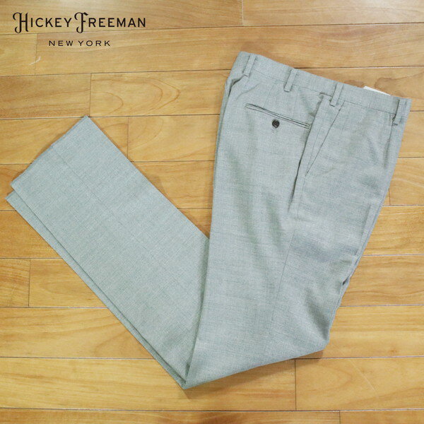 Rakuten - 80%OFF 新品 ヒッキーフリーマン Hickey Freeman パンツ 82 MPT3050 Lサイズ グレー スラックス ウール100% ビジネス 日本製 春夏 922-50F