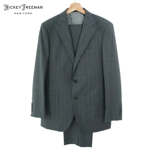 70%OFF 新品 ヒッキーフリーマン Hickey Freeman スーツ AB6 MSU1074 LLサイズ チャコールグレー メンズ 2ボタン サイドベンツ ウール100% ストライプ ファーストライン ハンドメイド 木製ハンガー付き 春秋 915-03F 70%OFF 新品 ヒッキーフリーマン Hickey Freeman スーツ AB6 MSU1074 LLサイズ チャコールグレー メンズ 2ボタン サイドベンツ ウール100% ストライプ ファーストライン ハンドメイド 木製ハンガー付き 春秋 915-03F