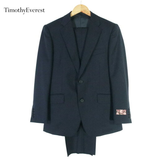 訳あり 新品 ティモシーエベレスト Timothy Everest スーツ 34L MSU976 Mサイズ AB4サイズ ダークネイビー メンズ 2ボタン サイドベンツ ウール100% 無地 マーチンソン生地 春夏 000A9999 訳あり 新品 ティモシーエベレスト Timothy Everest スーツ 34L MSU976 Mサイズ AB4サイズ ダークネイビー メンズ 2ボタン サイドベンツ ウール100% 無地 マーチンソン生地 春夏 000A9999