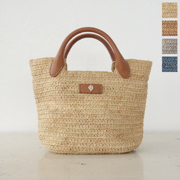 [国内正規品] HELEN KAMINSKI (ヘレンカミンスキー) ミニ トートバッグ ショルダー 2WAY ラフィア×レザー Cassia Miniのサムネイル