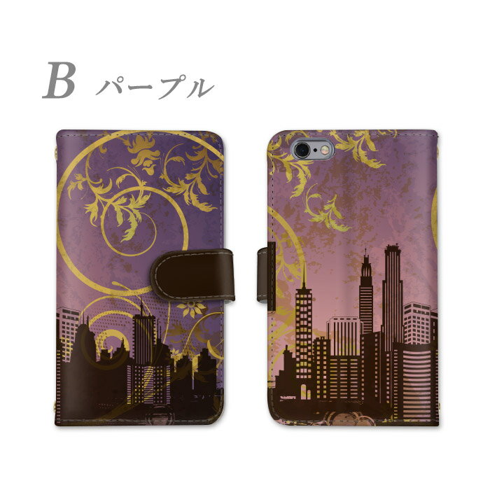 Galaxy A22 5G 手帳型 スマホケース 全機種対応 スマホ サムスン SC-56B GalaxyA225G シルエット ビンテージ カバー ケース カードポケット 町 横置き機能 全面保護 かっこいい 耐衝撃 ストラップホール かわいい さむすん ストラップ すまーとふぉん けーす すまほ けーす