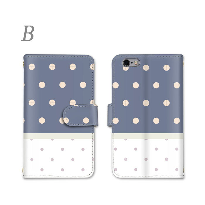 Xperia XZ2 全機種対応 手帳型 スマホケース カバー XperiaXZ2 ソニー ケース ドット柄 SO-03K SOV37 702SO スマホ 耐衝撃 カードポケット そにー カード収納 かわいい ストラップ ストラップホール 全面保護 ミラー けーす すまほケース お洒落 すまーとふぉんケース