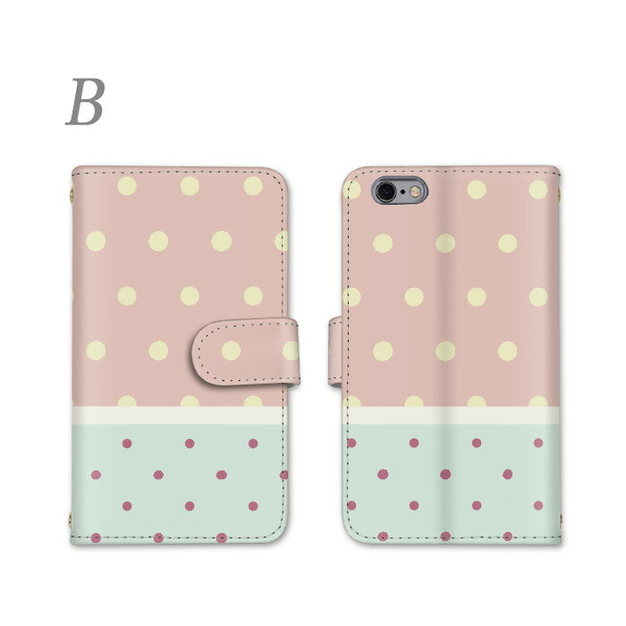 Galaxy A55 5G スマホケース 手帳型 全機種対応 スマホ カバー GalaxyA555G Dot サムスン ケース ドット柄 SC-53E 全面保護 カードポケット さむすん ストラップ ツートーン スタンド機能 かわいい ストラップホール 耐衝撃 横置き機能 すまほ けーす お洒落 すまほケース