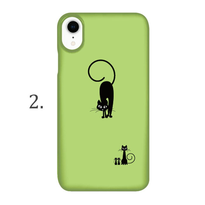 ハードケース 全機種対応 スマホケース AQUOS EVER SH-02J アクオス エバー ハード クロネコ親子 docomo SHARP シャープ DM便送料無料 携帯電話用カバー ハード カバー 人気 携帯電話用カバー クリア カメラホール ハードカバー スマートフォンカバー ハードカバー トレンド