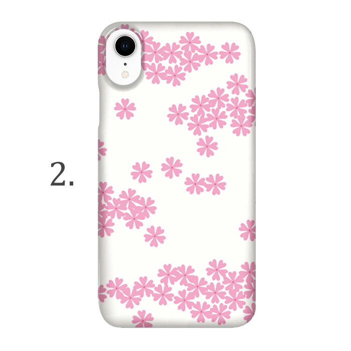 全機種対応 DM便のみ 送料無料 スマホケース iphone12 iphone12mini iphone12pro iPhoneSE 第2世代 ケース ハードケース 花柄/桜 SIMフリー Apple アップル カバー クリア加工 ポリウレタン アクセント ポリウレタン 携帯電話用カバー クリア きれい クリア加工 クリアケース