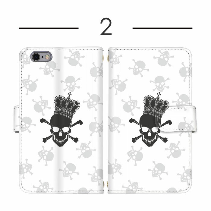 AQUOS 手帳型 SH-51F AQUOS カバー SH-53F AQUOS sense9 A302SH AQUOS 全機種対応 SH-54D 骸骨 ドクロ 王冠 ガイコツ 髑髏 手帳 シンプル 首掛け A403SH SH-M16 SH-RM19 SH-RM12 SH-41A SH-51F AQUOS R8 Pro AQUOS R6 AQUOS R9 SH-M20 A208SH SHG13 SH-54E A204SH AQUOS