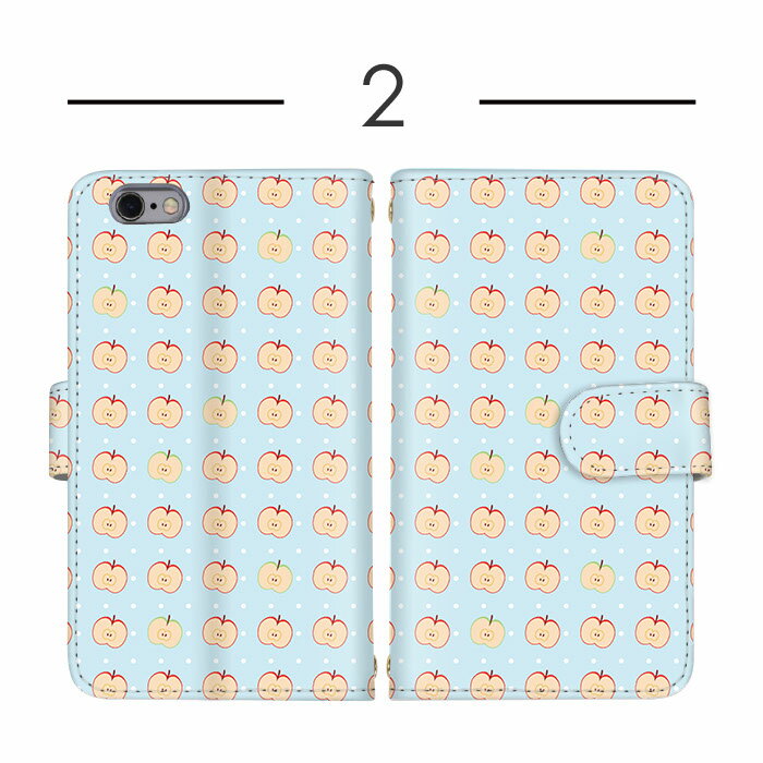 スマホケース galaxy 手帳型 Galaxy A55 5G Galaxy A54 5G 多機種対応ドット柄 リンゴ 林檎 総柄 果物 断面 SC-51A Galaxy S23 Ultra SC-51C SC-52F SC-52B SCG20 SCG09 SCG10 Galaxy A53 5G SC-51D ドコモ スマホ ギフト 母の日 ミラー クリスマス SCV35 SC-03K SC-51D