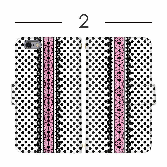 スマホケース 手帳型ケース 全機種対応 iPhone ケース 多機種対応 すまほけーす ショルダー タイプ 紐付き iPhone 15 Plus iPhone 15 Pro Max レース ドット ショルダー AQUOS R8 アクオス SOG12 KY-41C SCG21 ギフト 磁石 らくらくスマートフォンme AQUOS SERIE mini SHG06