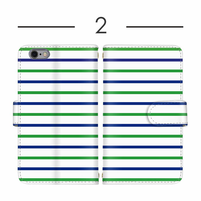 スマホケース Xperia SO-52B 手帳型 Xperia 5 ii SOG11 SO-52B ケータイケース 青色 ストライプ ブルー 夏 磁石 マグネット Xperia 5 xperia sog01 Xperia 10 v xperia so-53d Xperia 5 II xperia 802so Xperia 8 so-53b Xperia 1 v Xperia 10 II SOV42 SO-53D xperia