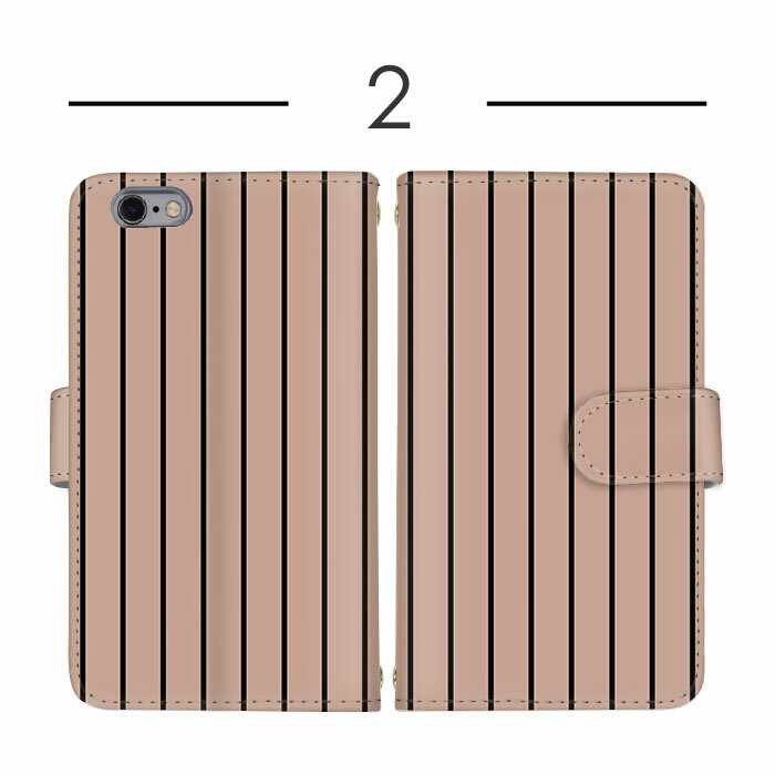 スマホカバー 全機種対応 手帳型ケース iPhone 15 iPhone 15 Pro 多機種対応 ショルダー タイプ iPhone ケース Google ケース カード収納 ホワイト ストライプ OPPO Xperia 1 v iPhone 13 お洒落 ミラー 軽量 iPhone 5c AQUOS zero5G basic DX AQUOS sense A204SH F-42A