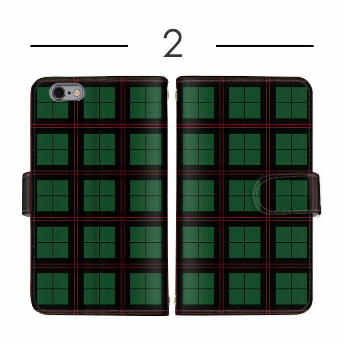 スマホカバー 全機種対応 手帳型ケース Galaxy ケース AQUOS ケース Xperia Ace ii Xiaomi 13T iPhone 14 Pro 格子柄 緑 黒 スマホ 保護 ショルダー タイプ 多機種対応 すまほけーす 紐付き KY-41C SH-54D SHG10 OPPO 定期 母の日 Xperia XZ3 S4 SHV40 401SO SO-02L POT-LX2J