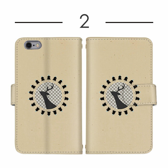 Xperia ケース スマホカバー 全機種対応 手帳型ケース 携帯カバー Pixel ケース iPhone 15 Pro iPhone 14 Pro チェック シカ 木 多機種対応 ショルダー タイプ BASIO3 OPPO Reno10 Pro 5G 楽天スマホ スタンド機能 SH-54D A201OP F-51B 定期 軽量 LGV31 Rakuten BIG s 801LG