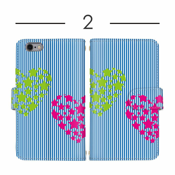 らくらくスマートフォン f-03k 手帳型 スマホケース ケース JOJO G2 Opimus it Opimus G pro Opimus LIFE HUAWEI P 20Pro Ascend D2 Disney Mobile DM-01 JDM-02H DM-01H SH-05F ELUGA P ELUGA X MEDAIS X MEDAIS X 4 F-03K F-04J F-06F チェック/スターハート 送料無料