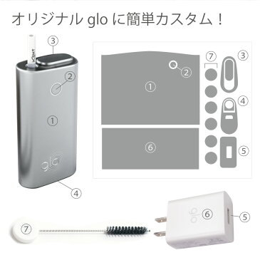 グローシール glo 送料無料 プレゼント ギフト グロー ケース 電子タバコ グロー タバコ グロー シール gloステッカー glo シール スキンシール 全面 オプション シール セット 和柄/金魚/和風 ケース カバー ステッカー シール 電子たばこ タバコケース 煙草