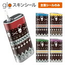 グローシール glo 送料無料 プレゼント ギフト グロー ケース 電子タバコ グロー タバコ グロー シール gloステッカー glo シール スキンシール 全面 セット スカル×エスニック ケース カバー ステッカー シール タバコ 本体 電子たばこ タバコケース 煙草