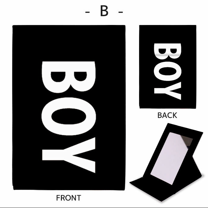 折りたたみ ミラー 卓上ミラー 鏡 メイク直し 手鏡 コンパクトミラー オリジナルデザイン 化粧鏡 お洒落 スタンドミラー 置き鏡 レザー モノクロ モノトーン バイカラー シンプル