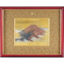 【LINE友達で100円OFF】彫金額F−3号 富士山(菊紋入) 【10-95】▼ 楽天スーパーセール03月04日20時00分〜11日 01時59分...