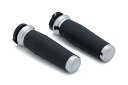 5940kuryakyn クリアキンThresher Grips for H-D Cable ThrottleChrome