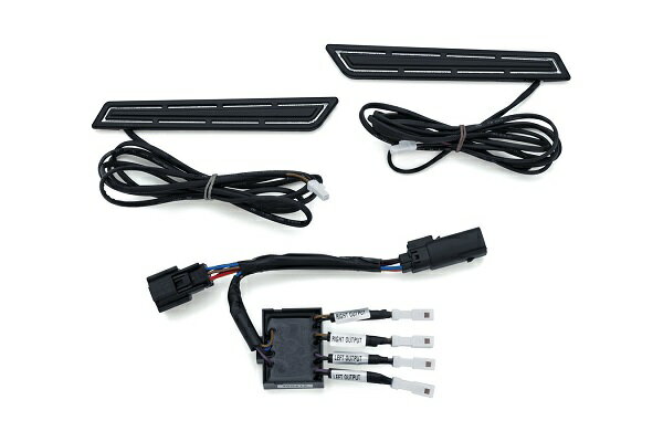 5476kuryakyn クリアキンLEDサドルバッグヒンジアクセントクロームfor '14-'19 Touring, Chrome