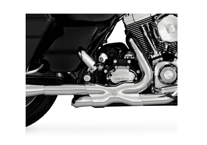 Rakuten - 16332バンス＆ハインズVanceHines PowerDuals PCX パワーデュアルズ ヘッドパイプ クローム マフラー TOURING／TRIKE 09-16