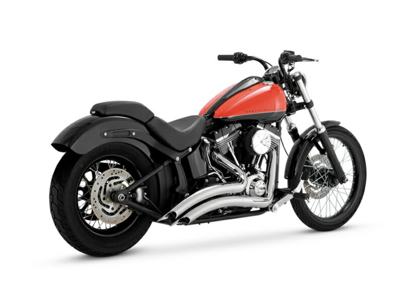 樂天商城 - 26037バンス＆ハインズVanceHines BigRadius 2-2 ビッグラディウス2-2 クローム マフラー SOFTAIL 86-09