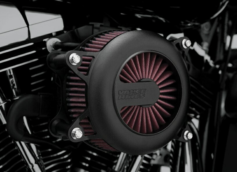 40375バンス＆ハインズVanceHines VO2 エアインテイク Rogue ローグ ブラック TOURING 08-16／SOFTAIL ..