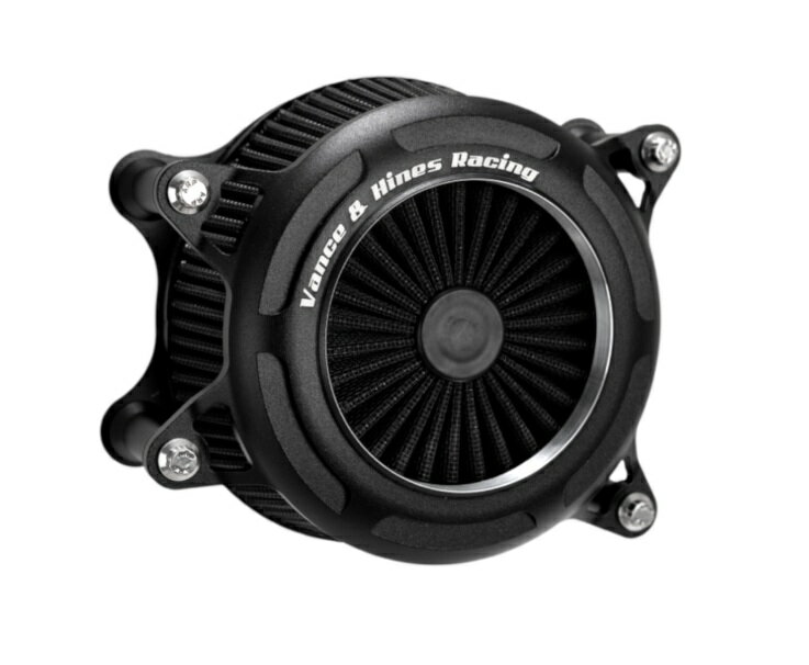 Rakuten - 41114バンス＆ハインズVanceHines VO2 エアインテイク ONYX ブラック TWIN CAM（ケーブル2本引き）99-17
