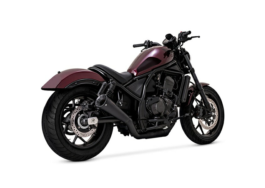 Rakuten - 48425バンス＆ハインズVanceHines Upsweep アップスウィープ スリップオン ブラック マフラー Rebel 1100／DCT 21